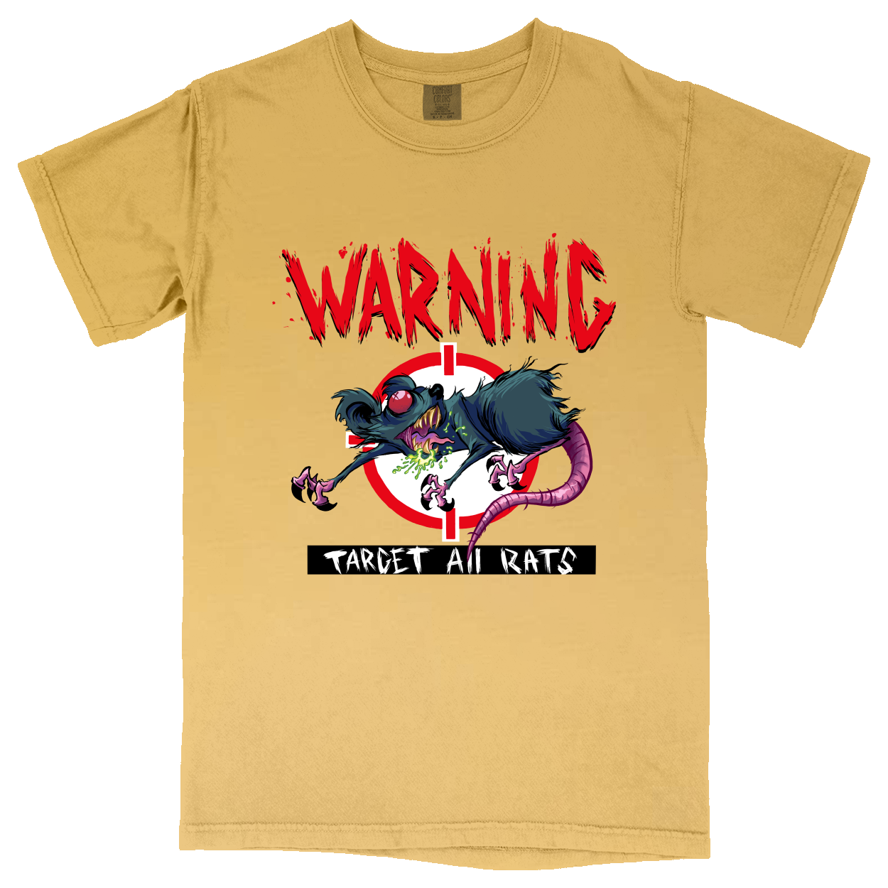 Comfort Colors Soft Heavyweight Tee - Athletic Gold - front