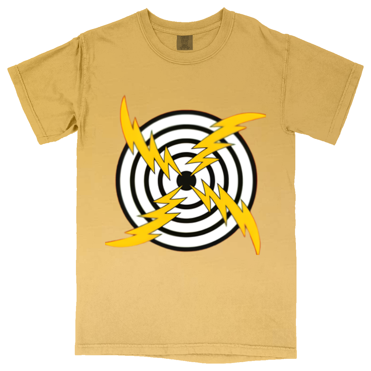 Comfort Colors Soft Heavyweight Tee - Athletic Gold - front***Athletic Gold|||Comfort Colors Soft Heavyweight Tee
