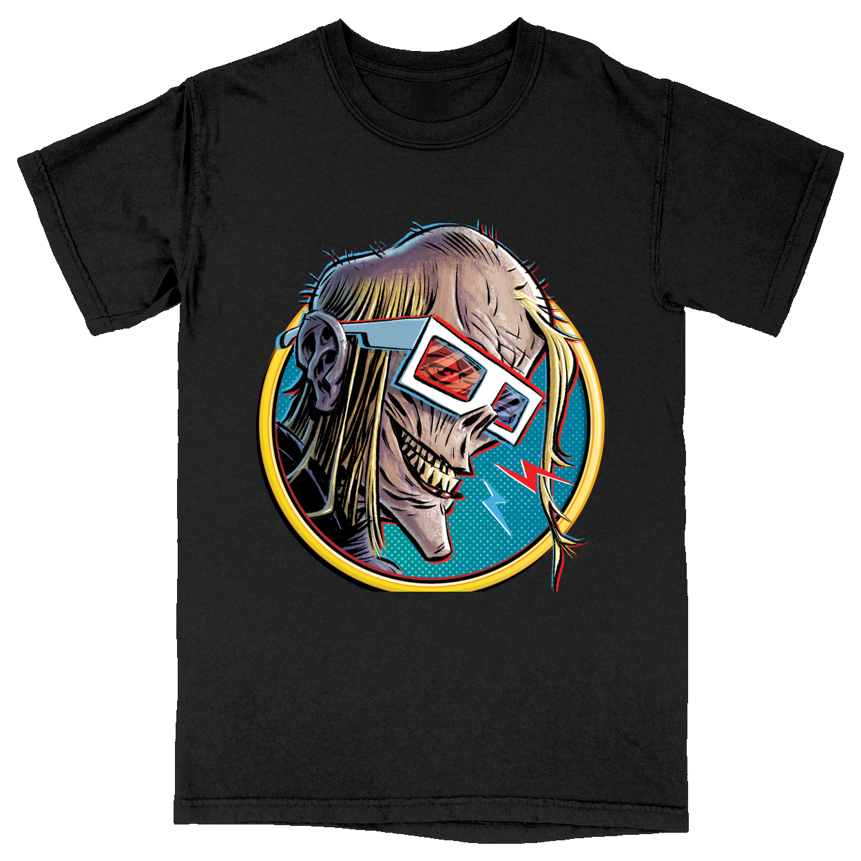 Comfort Colors Soft Heavyweight Tee - Black - front***Black|||Comfort Colors Soft Heavyweight Tee