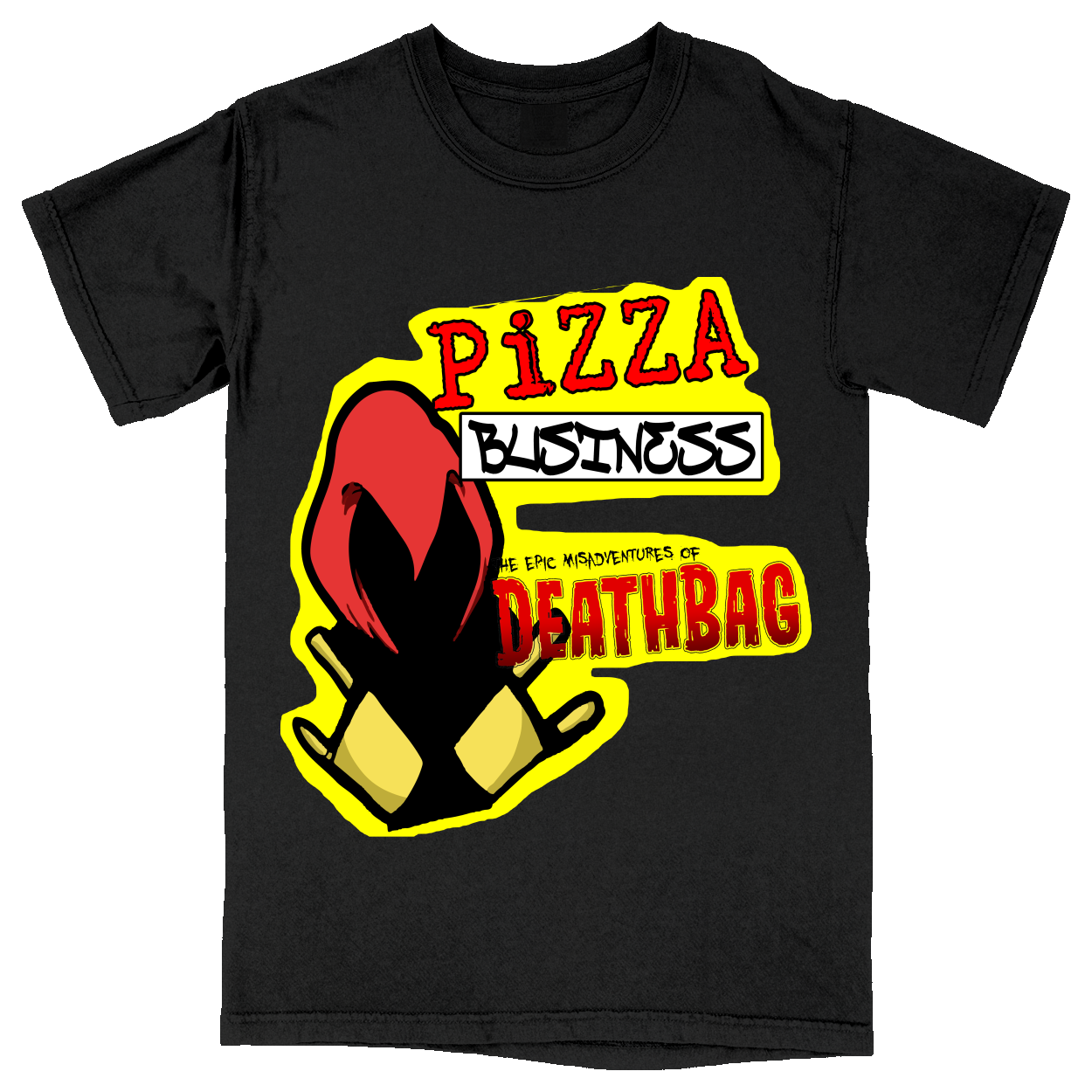 Comfort Colors Soft Heavyweight Tee - Black - front***Black|||Comfort Colors Soft Heavyweight Tee