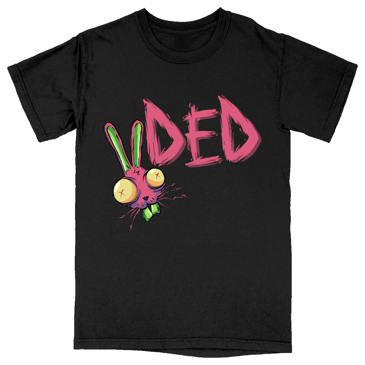 Comfort Colors Soft Heavyweight Tee - Black - front***Black|||Comfort Colors Soft Heavyweight Tee