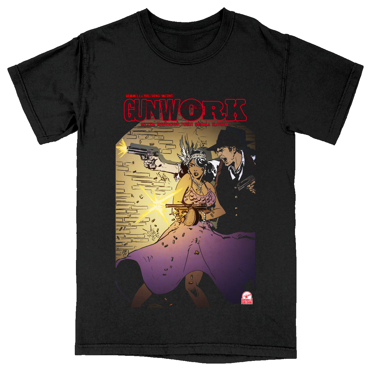 Comfort Colors Soft Heavyweight Tee - Black - front***Black|||Comfort Colors Soft Heavyweight Tee