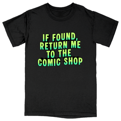 Comfort Colors Soft Heavyweight Tee - Black - front