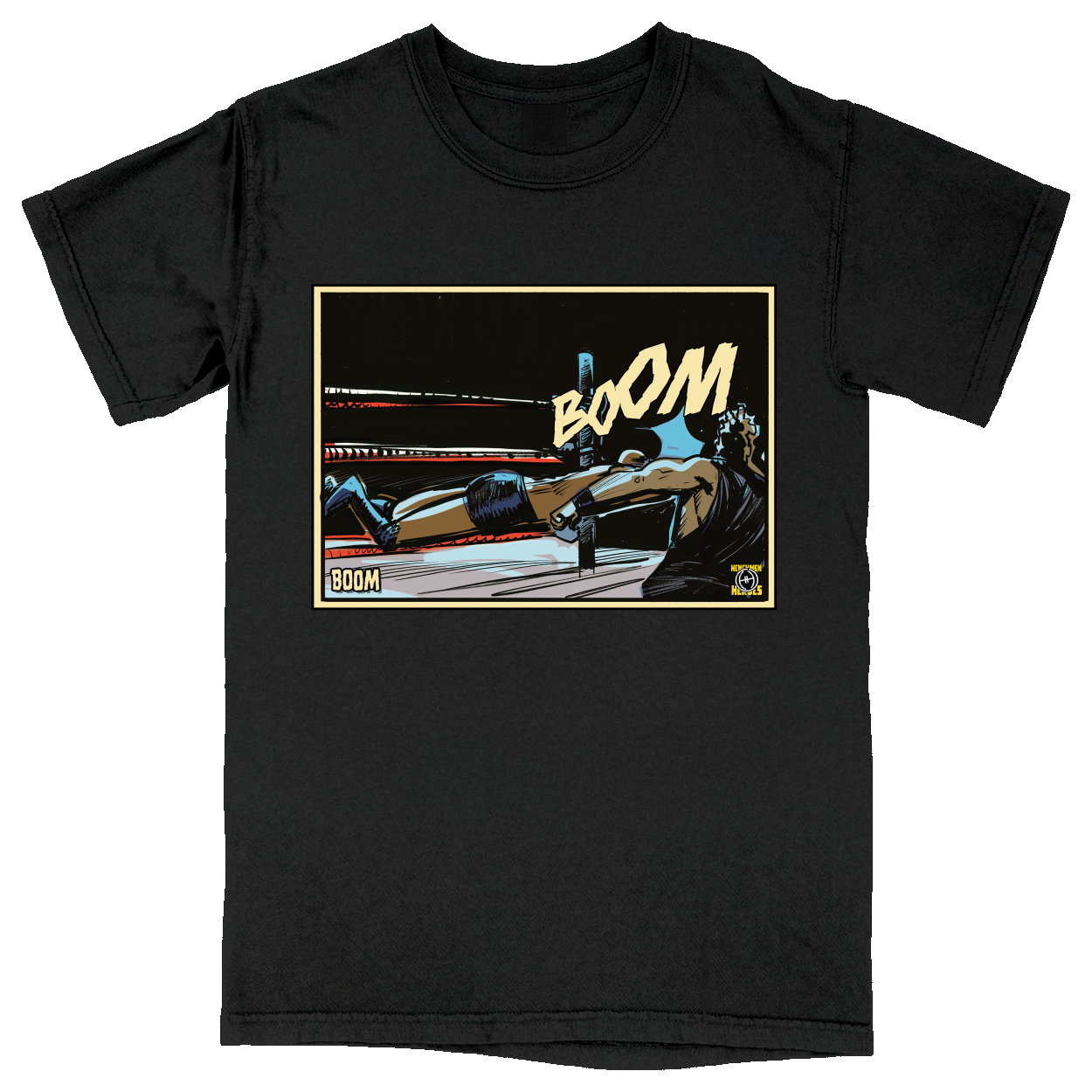 Comfort Colors Soft Heavyweight Tee - Black - front***Black|||Comfort Colors Soft Heavyweight Tee