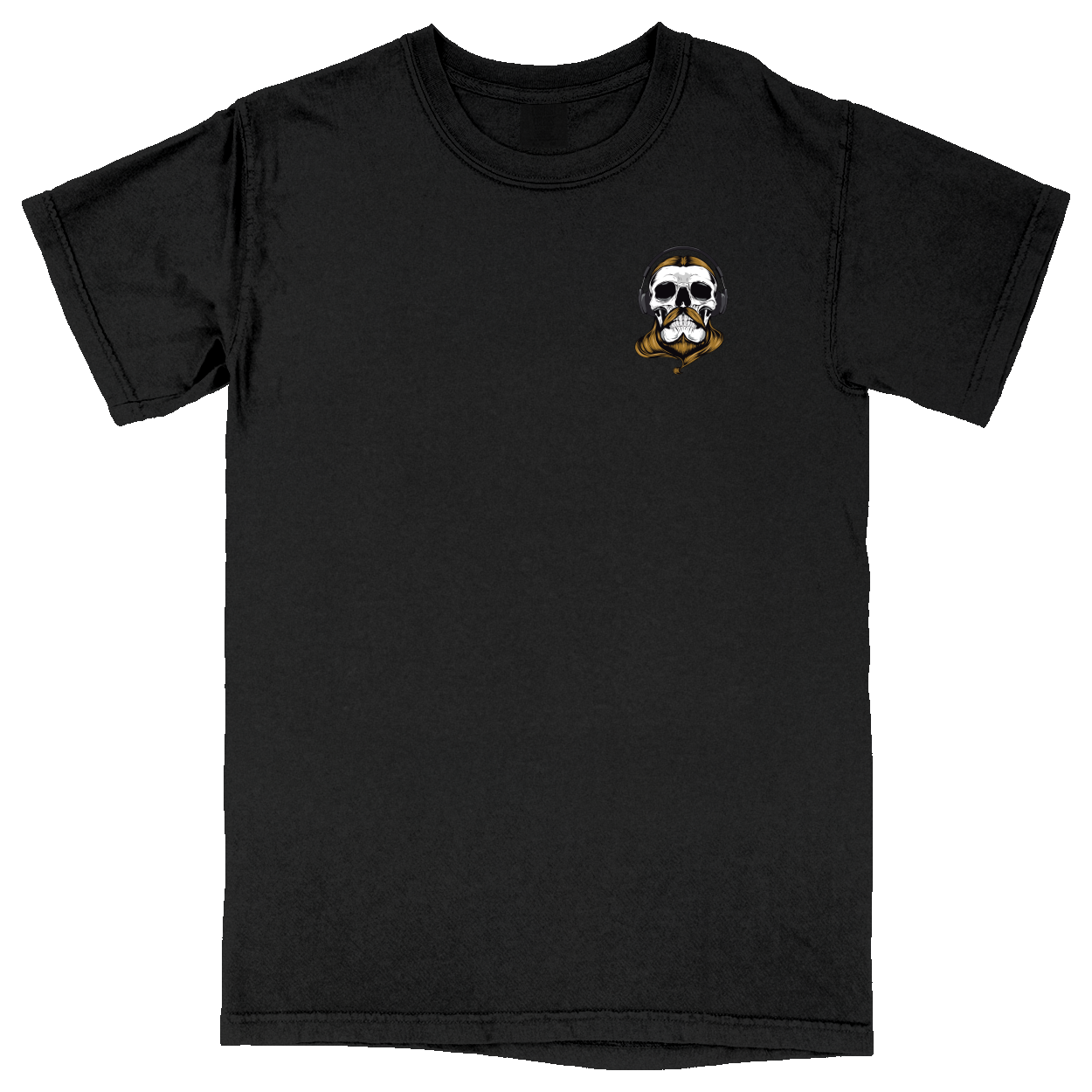 Comfort Colors Soft Heavyweight Tee - Black - front***Black|||Comfort Colors Soft Heavyweight Tee