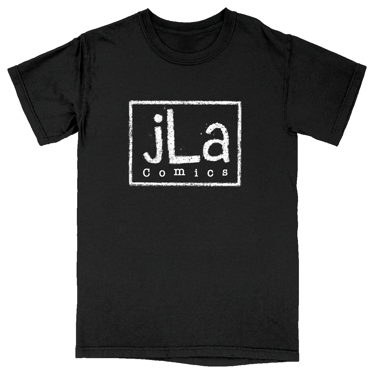 Comfort Colors Soft Heavyweight Tee - Black - front***Black|||Comfort Colors Soft Heavyweight Tee