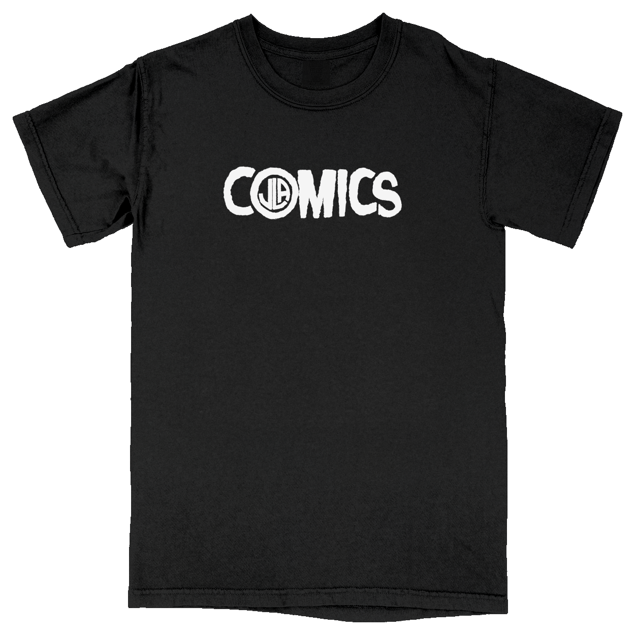 Comfort Colors Soft Heavyweight Tee - Black - front***Black|||Comfort Colors Soft Heavyweight Tee