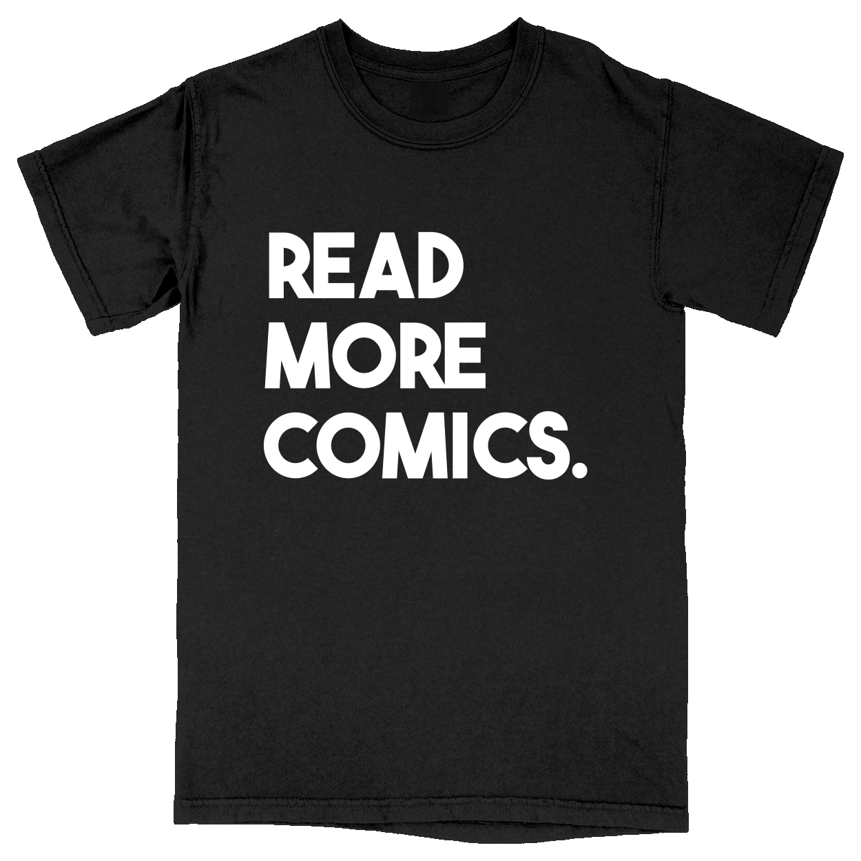 Comfort Colors Soft Heavyweight Tee - Black - front***Black|||Comfort Colors Soft Heavyweight Tee