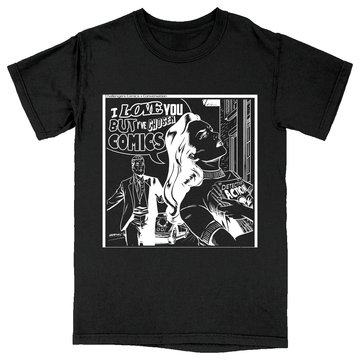 Comfort Colors Soft Heavyweight Tee - Black - front