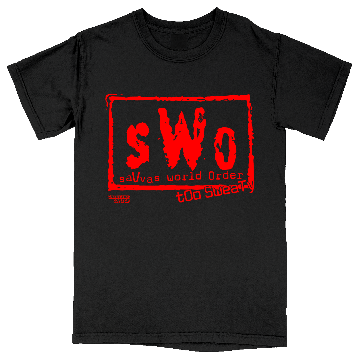 Comfort Colors Soft Heavyweight Tee - Black - front