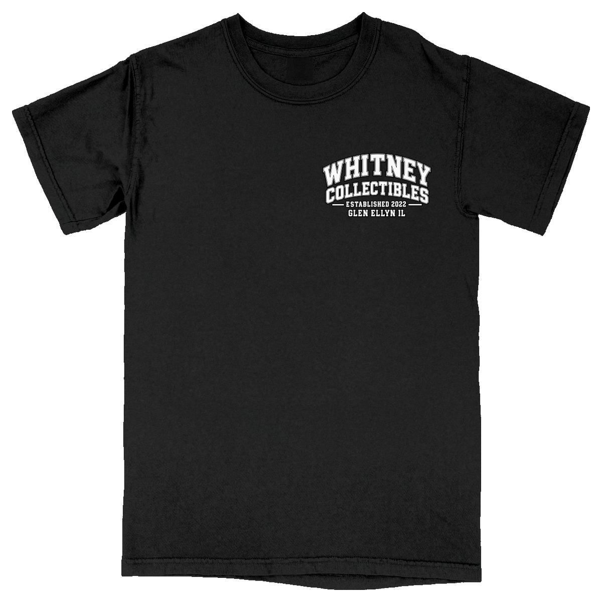 Comfort Colors Soft Heavyweight Tee - Black - front***Black|||Comfort Colors Soft Heavyweight Tee