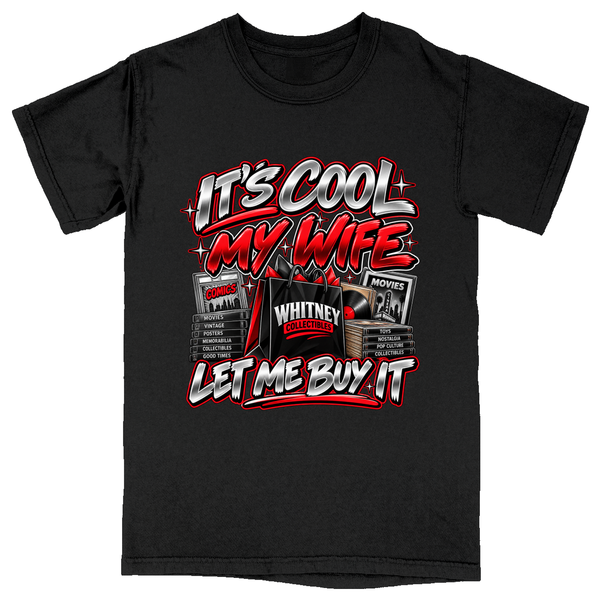 Comfort Colors Soft Heavyweight Tee - Black - front