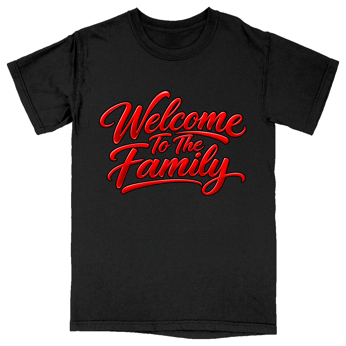 Comfort Colors Soft Heavyweight Tee - Black - front***Black|||Comfort Colors Soft Heavyweight Tee