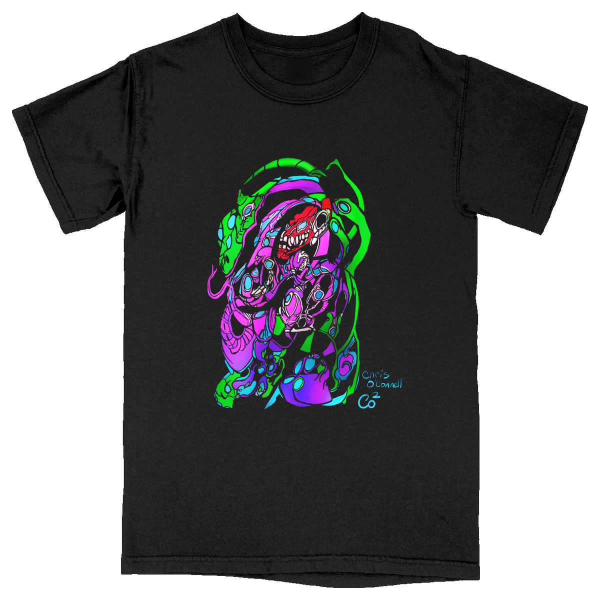 Comfort Colors Soft Heavyweight Tee - Black - front***Black|||Comfort Colors Soft Heavyweight Tee