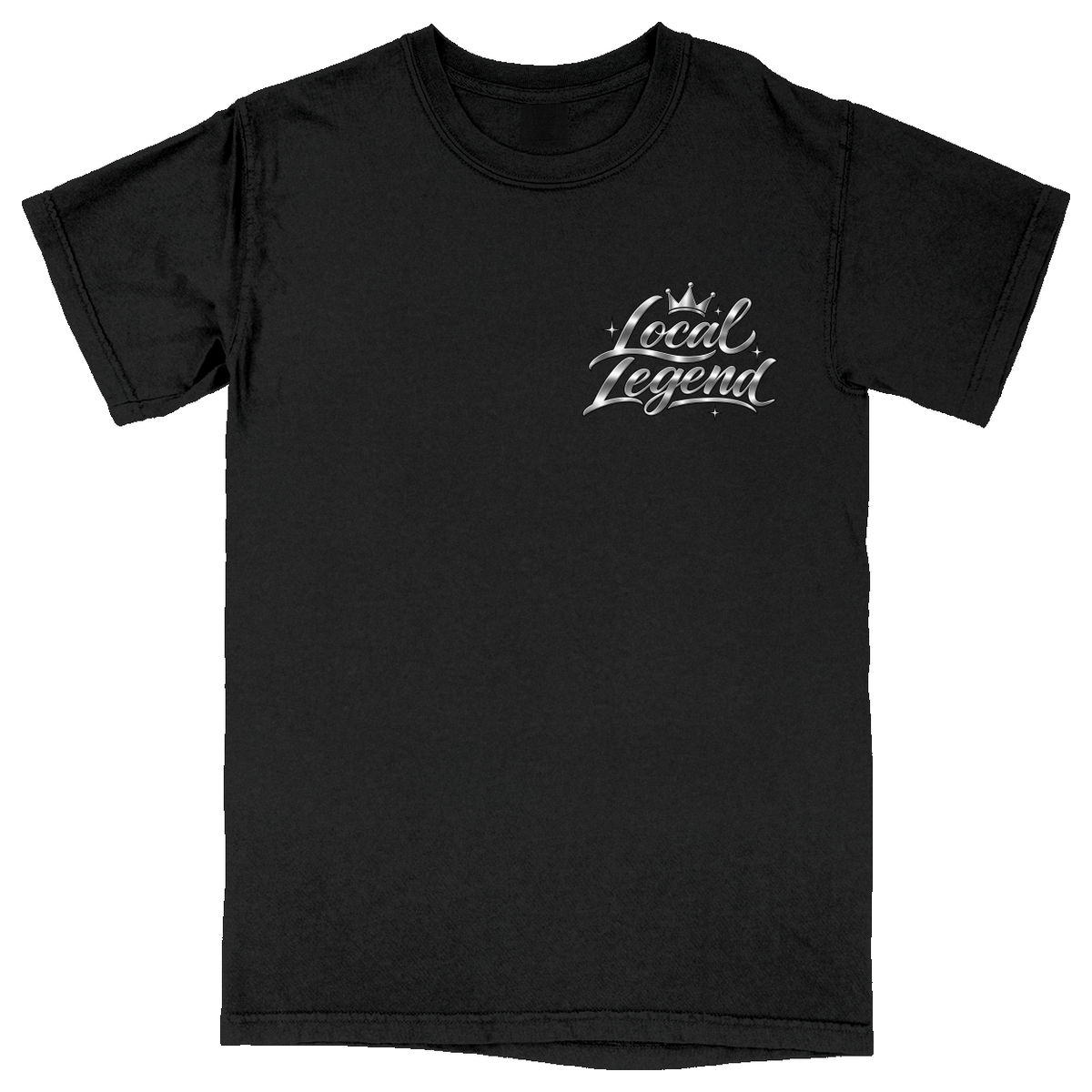 Comfort Colors Soft Heavyweight Tee - Black - front***Black|||Comfort Colors Soft Heavyweight Tee