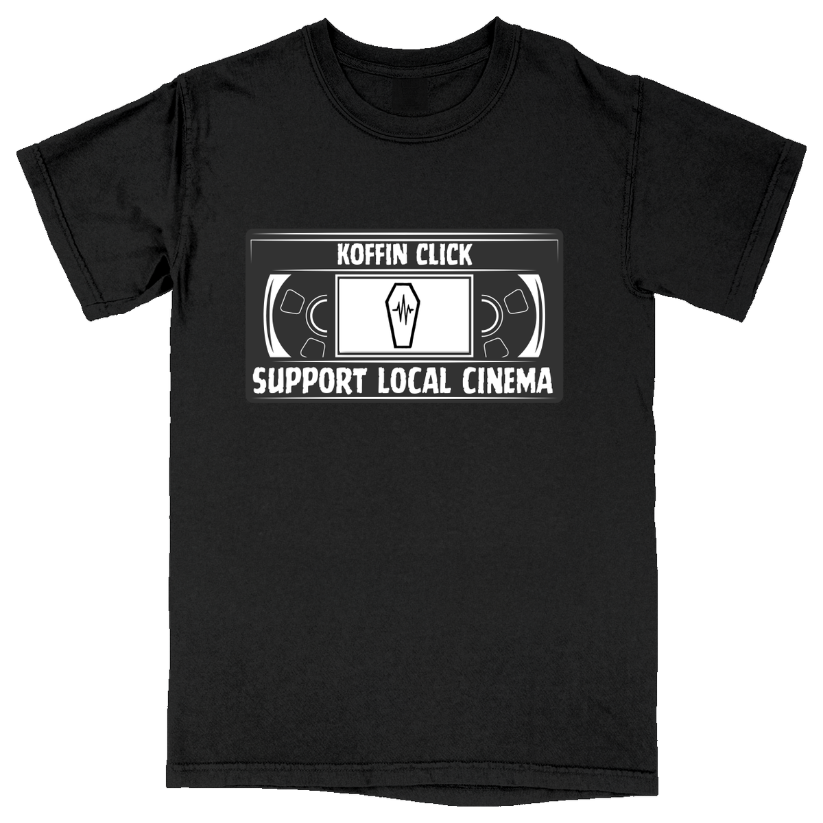 Comfort Colors Soft Heavyweight Tee - Black - front***Black|||Comfort Colors Soft Heavyweight Tee