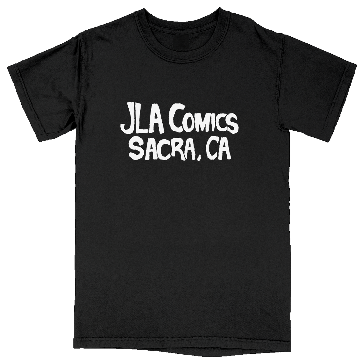 Comfort Colors Soft Heavyweight Tee - Black - front***Black|||Comfort Colors Soft Heavyweight Tee