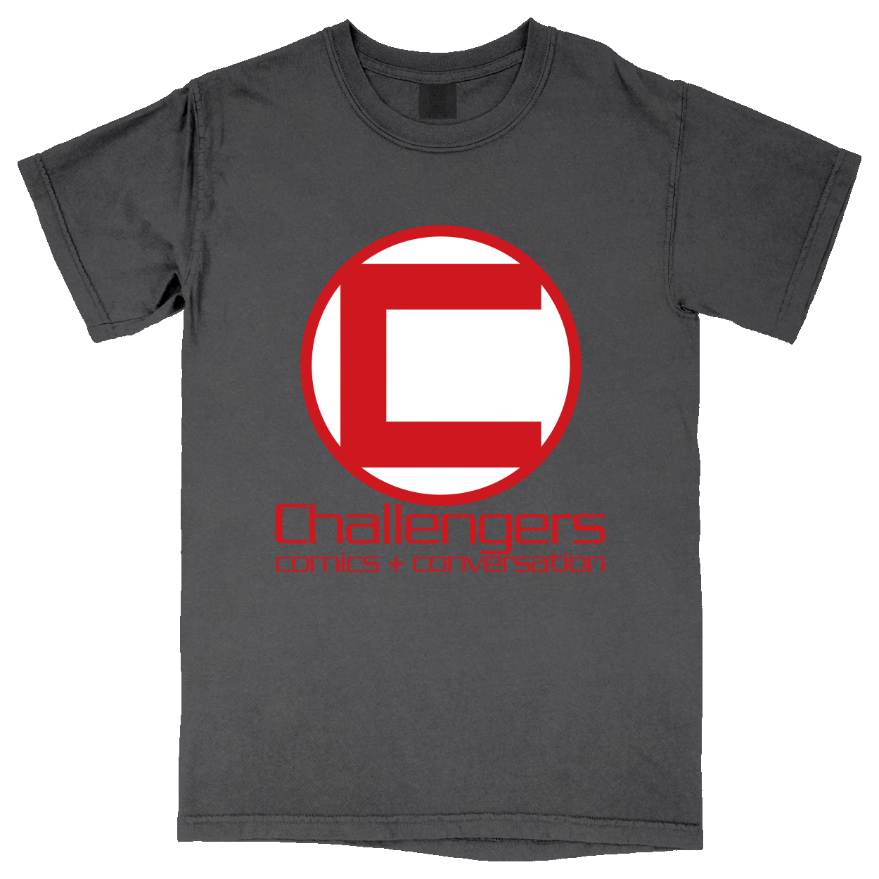 Comfort Colors Soft Heavyweight Tee - Charcoal - front