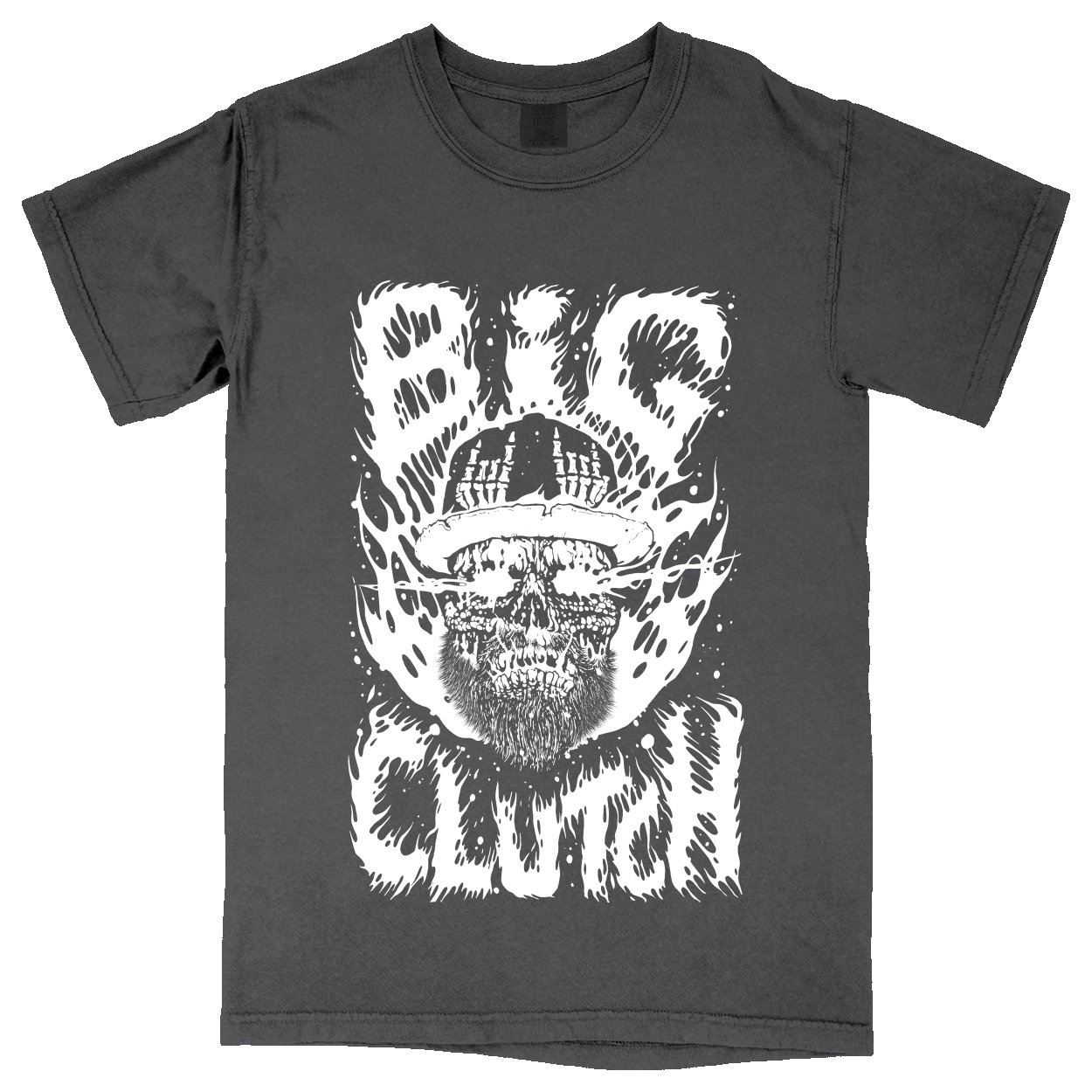 Comfort Colors Soft Heavyweight Tee - Charcoal - front***Charcoal|||Comfort Colors Soft Heavyweight Tee