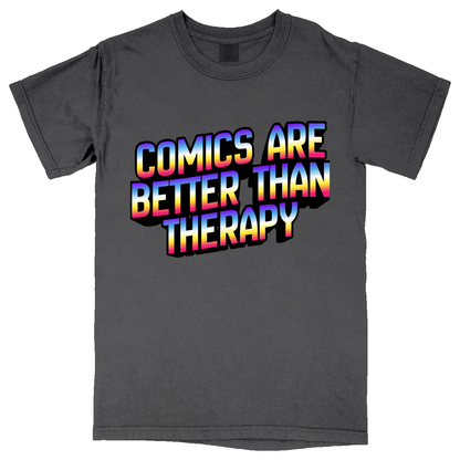 Comfort Colors Soft Heavyweight Tee - Charcoal - front