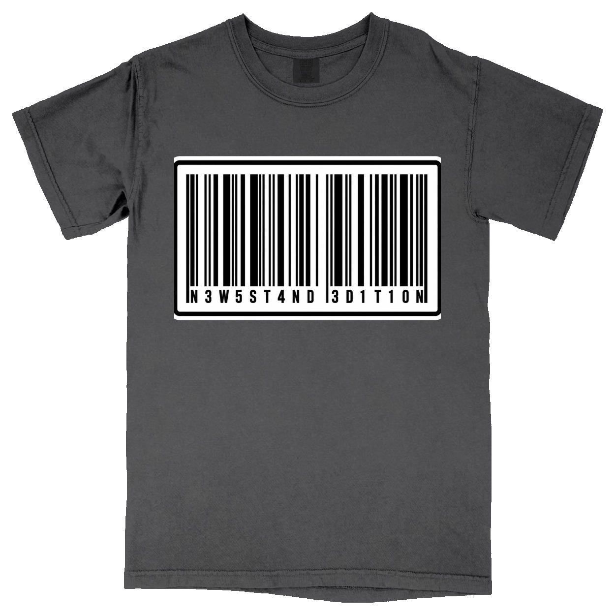 Comfort Colors Soft Heavyweight Tee - Charcoal - front***Charcoal|||Comfort Colors Soft Heavyweight Tee