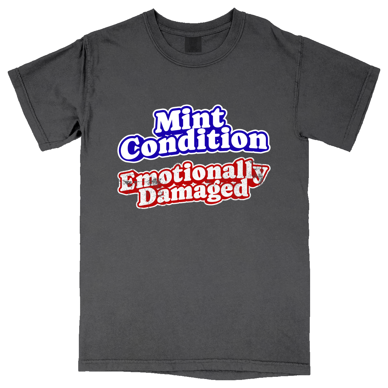 Comfort Colors Soft Heavyweight Tee - Charcoal - front