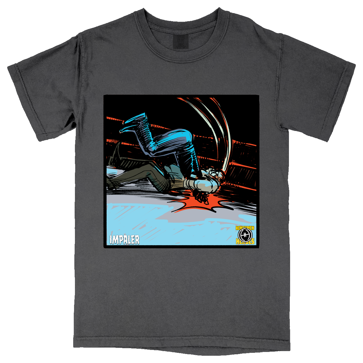 Comfort Colors Soft Heavyweight Tee - Charcoal - front