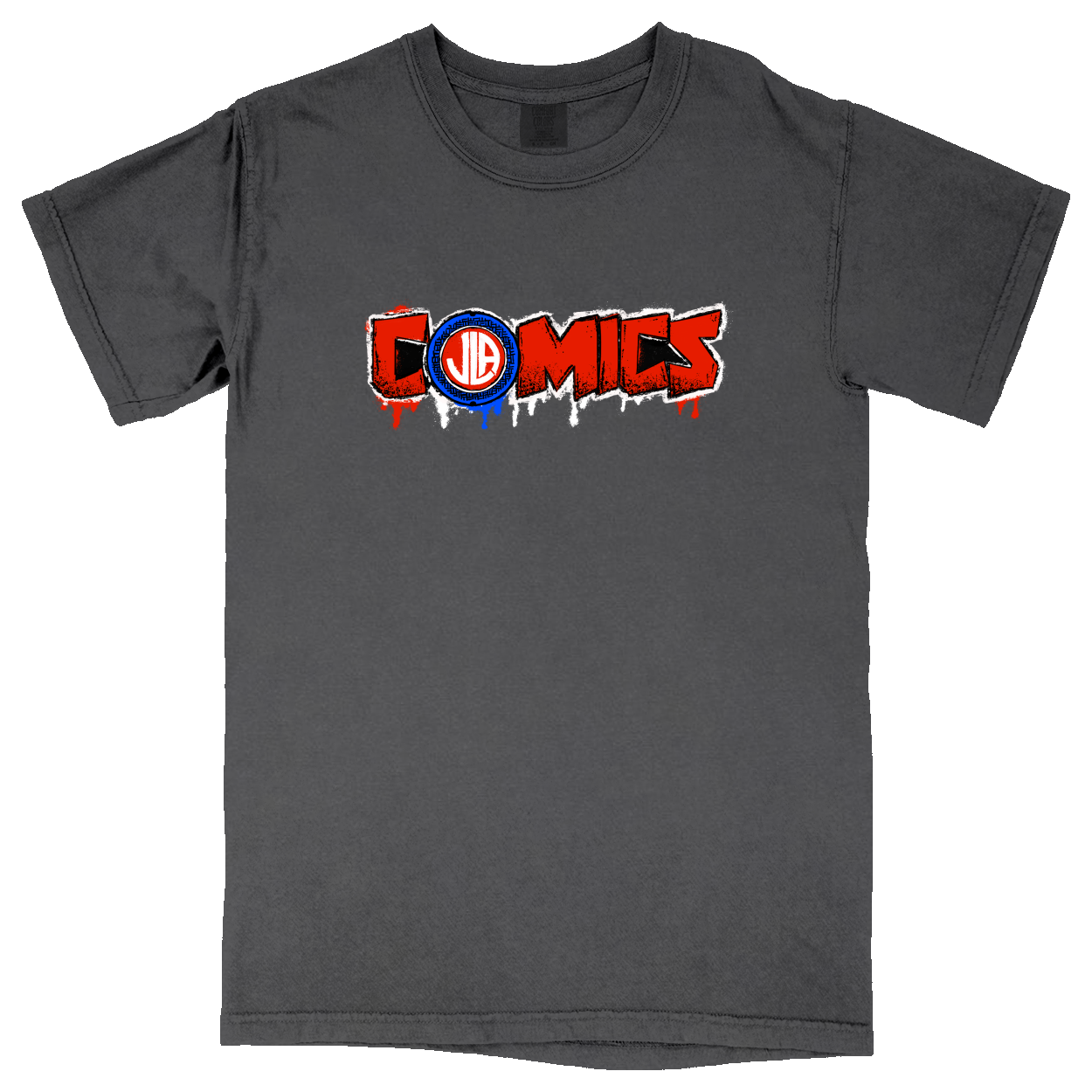Comfort Colors Soft Heavyweight Tee - Charcoal - front