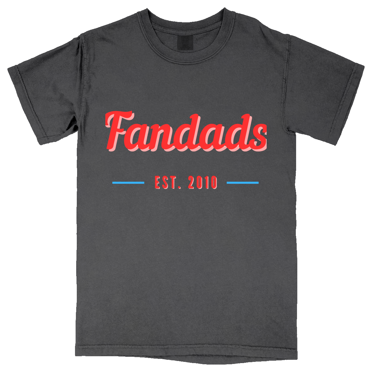 Comfort Colors Soft Heavyweight Tee - Charcoal - front