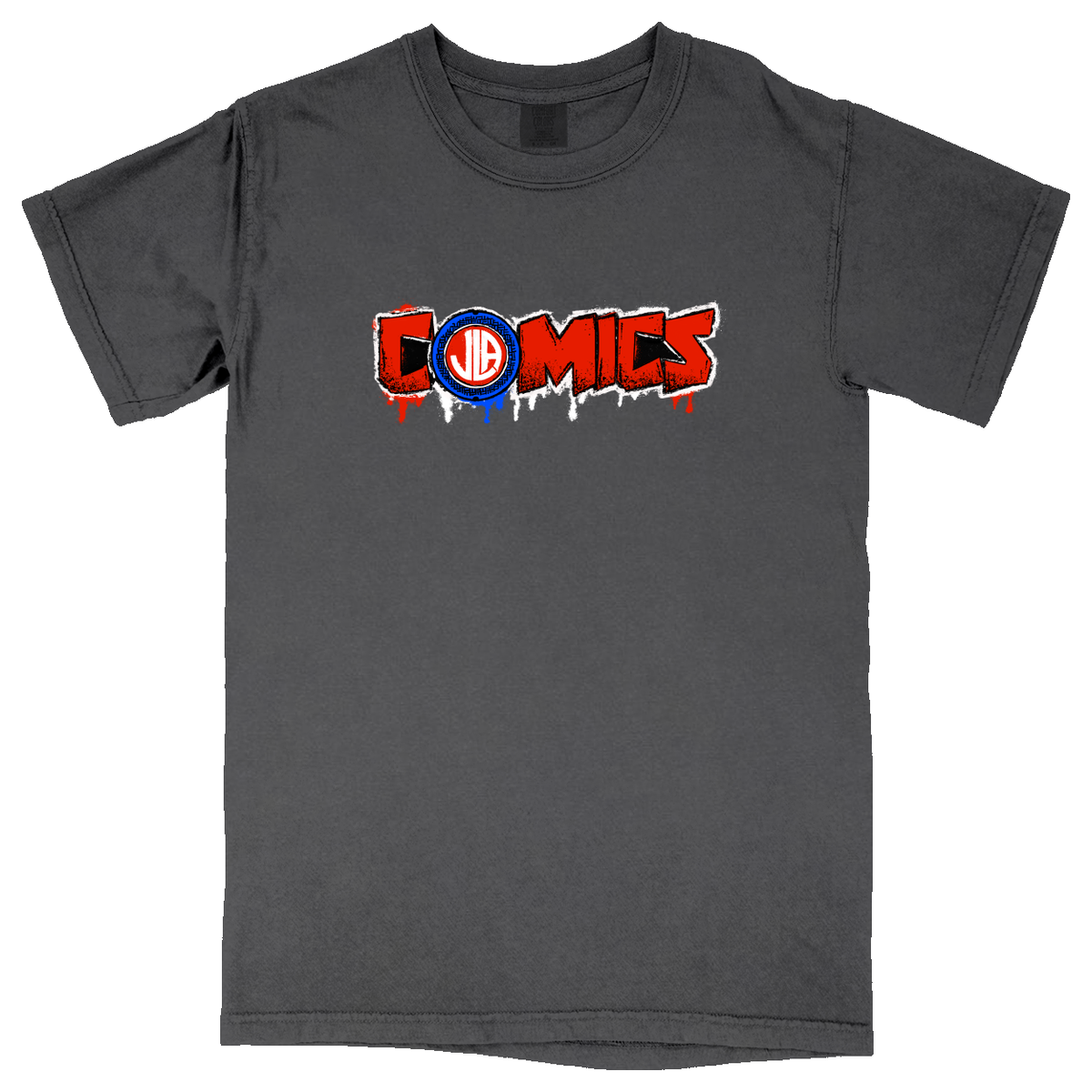 Comfort Colors Soft Heavyweight Tee - Charcoal - front