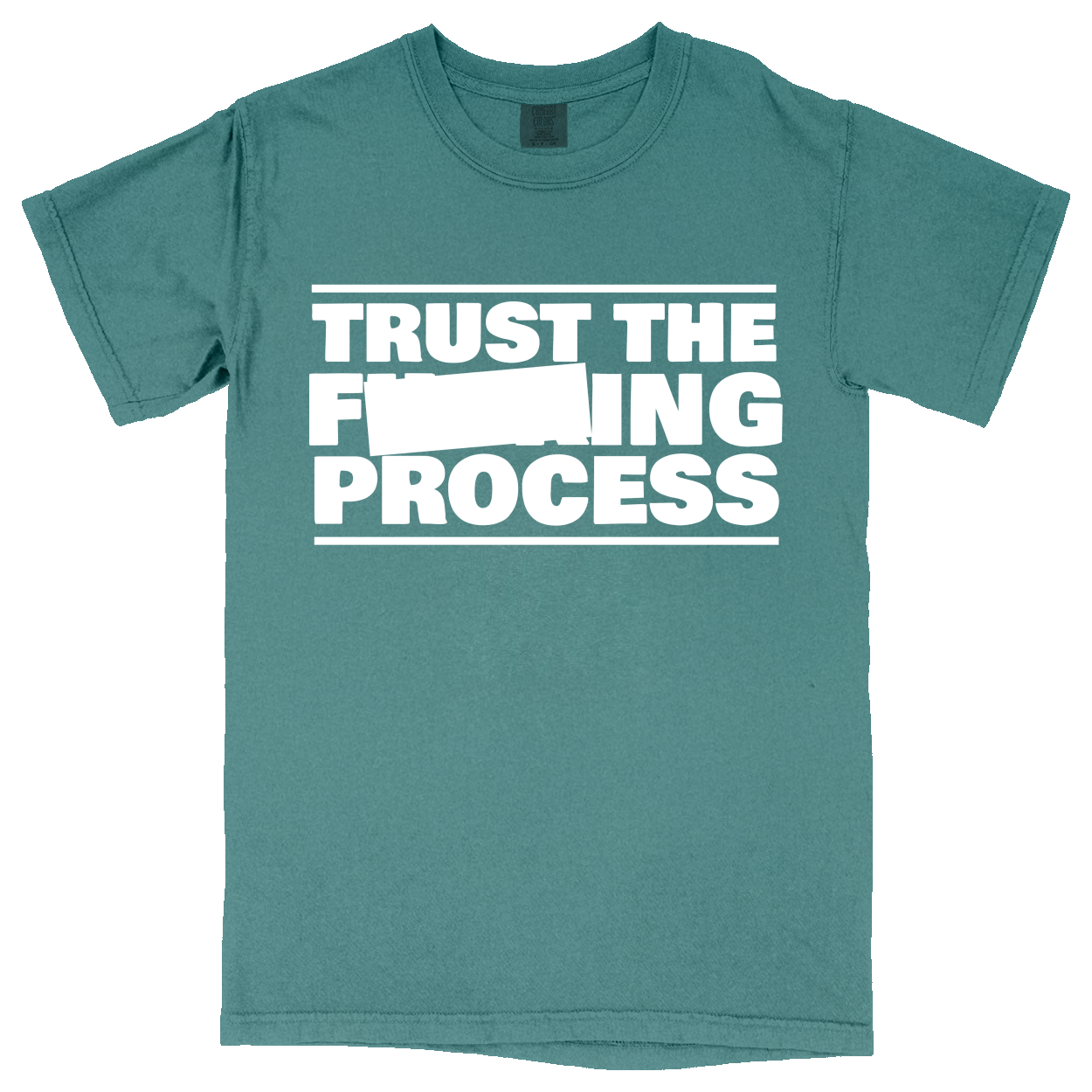Comfort Colors Soft Heavyweight Tee - Green - front***Green|||Comfort Colors Soft Heavyweight Tee
