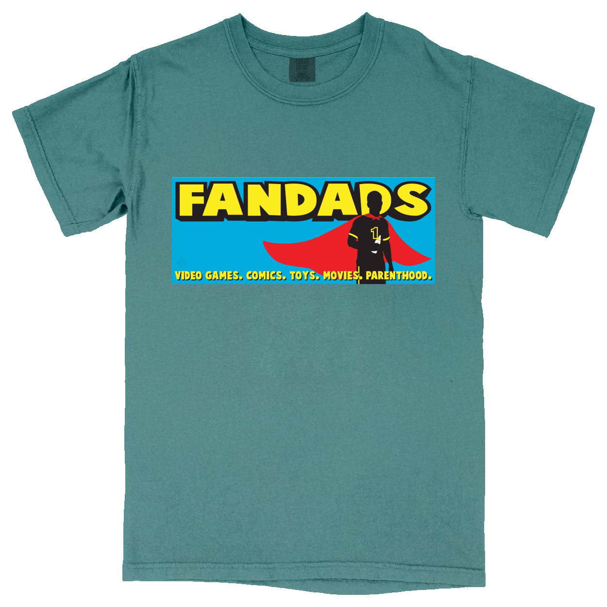 Comfort Colors Soft Heavyweight Tee - Green - front***Green|||Comfort Colors Soft Heavyweight Tee