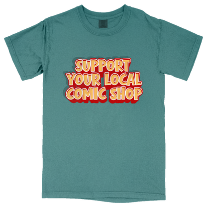 Comfort Colors Soft Heavyweight Tee - Green - front