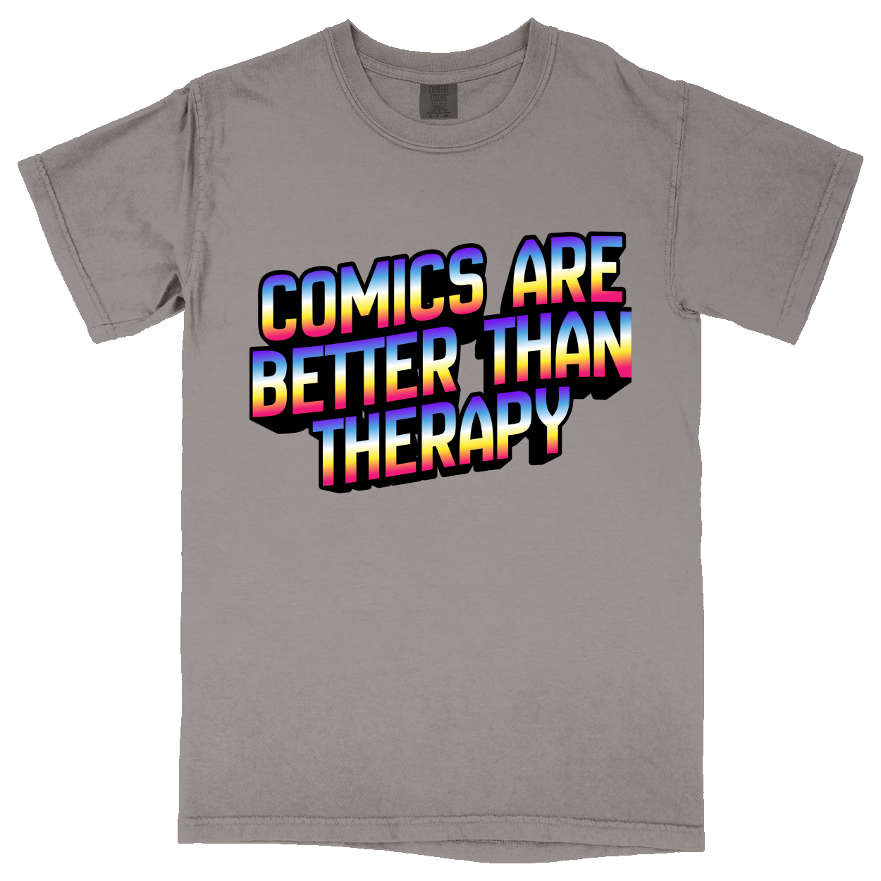 Comfort Colors Soft Heavyweight Tee - Heather Grey - front