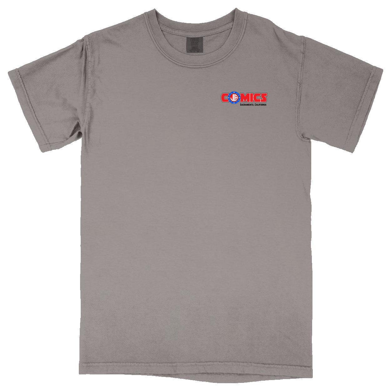 Comfort Colors Soft Heavyweight Tee - Heather Grey - front***Heather Grey|||Comfort Colors Soft Heavyweight Tee