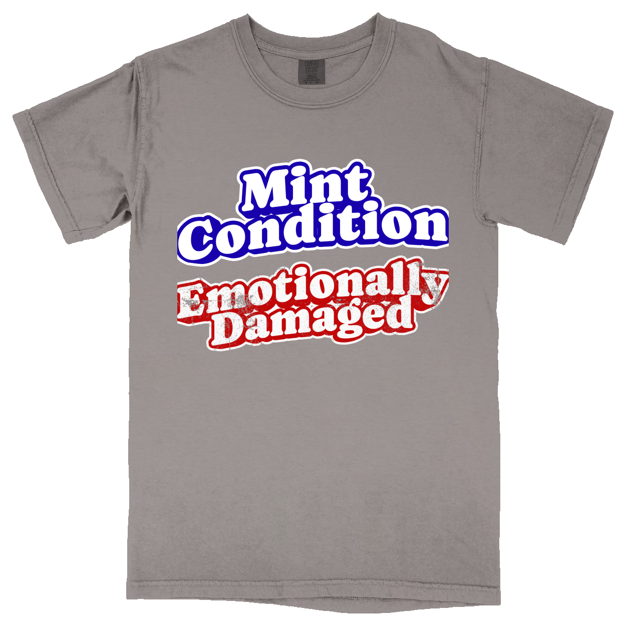 Comfort Colors Soft Heavyweight Tee - Heather Grey - front***Heather Grey|||Comfort Colors Soft Heavyweight Tee