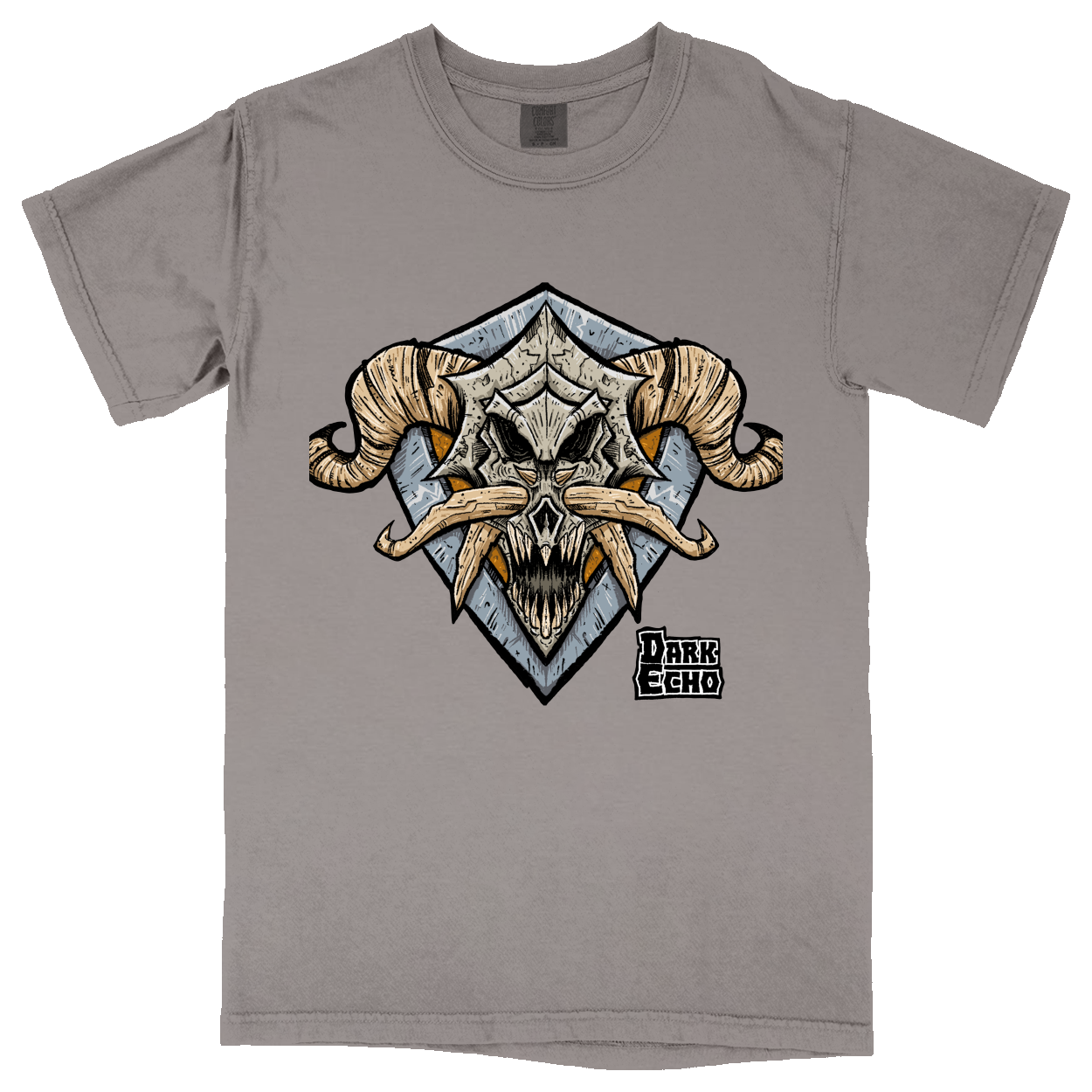 Comfort Colors Soft Heavyweight Tee - Heather Grey - front