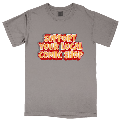 Comfort Colors Soft Heavyweight Tee - Heather Grey - front