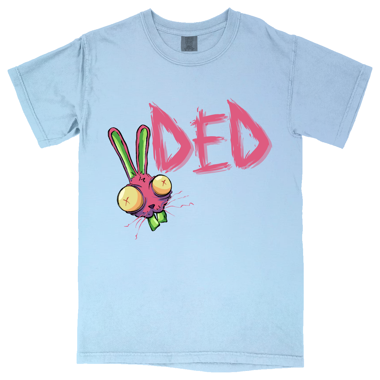 Comfort Colors Soft Heavyweight Tee - Light Blue - front