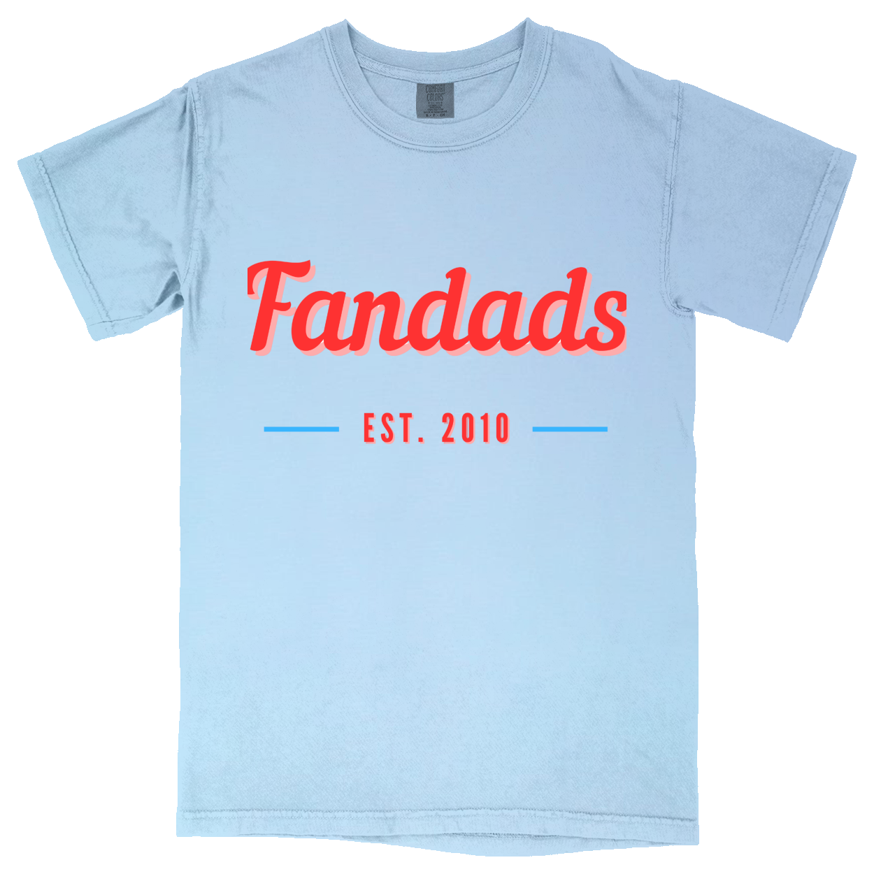 Comfort Colors Soft Heavyweight Tee - Light Blue - front
