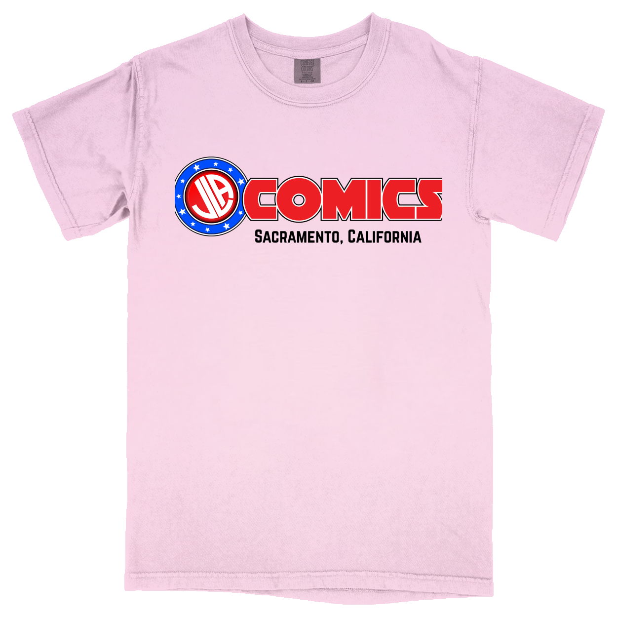 Comfort Colors Soft Heavyweight Tee - Light Pink - front
