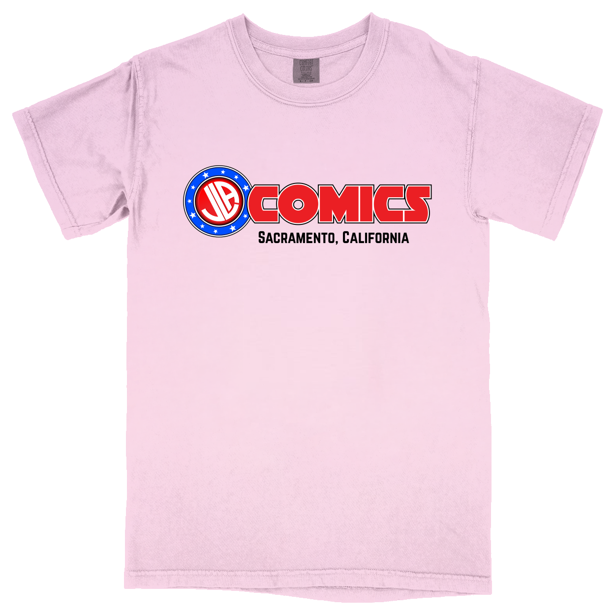 Comfort Colors Soft Heavyweight Tee - Light Pink - front