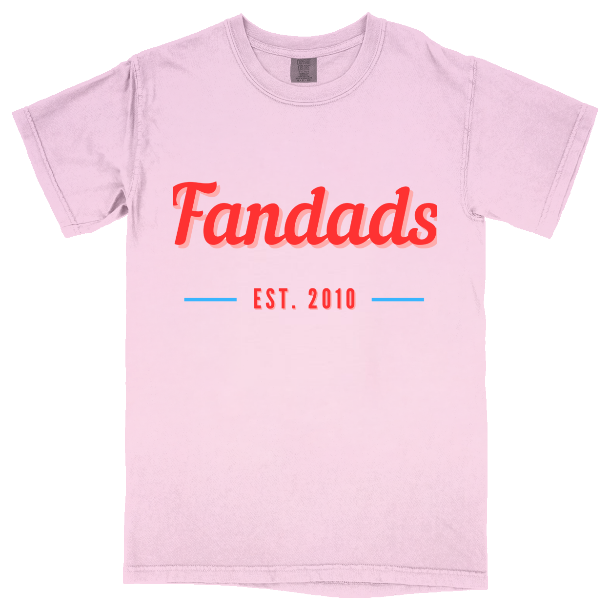 Comfort Colors Soft Heavyweight Tee - Light Pink - front