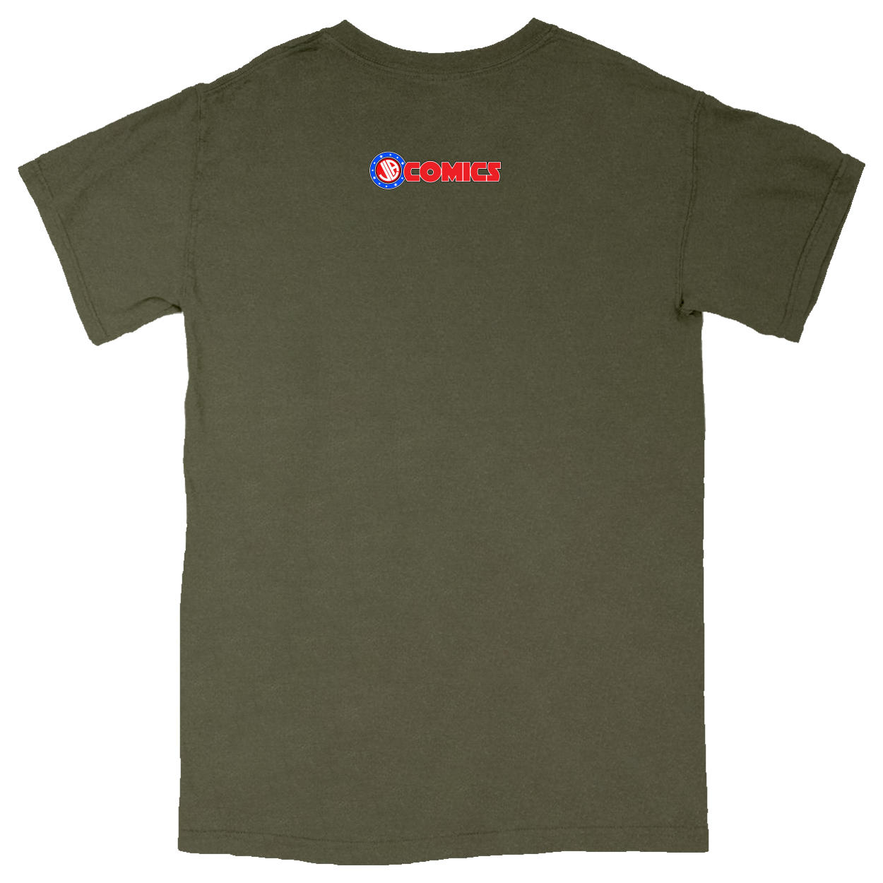 Comfort Colors Soft Heavyweight Tee - Military Green - back
