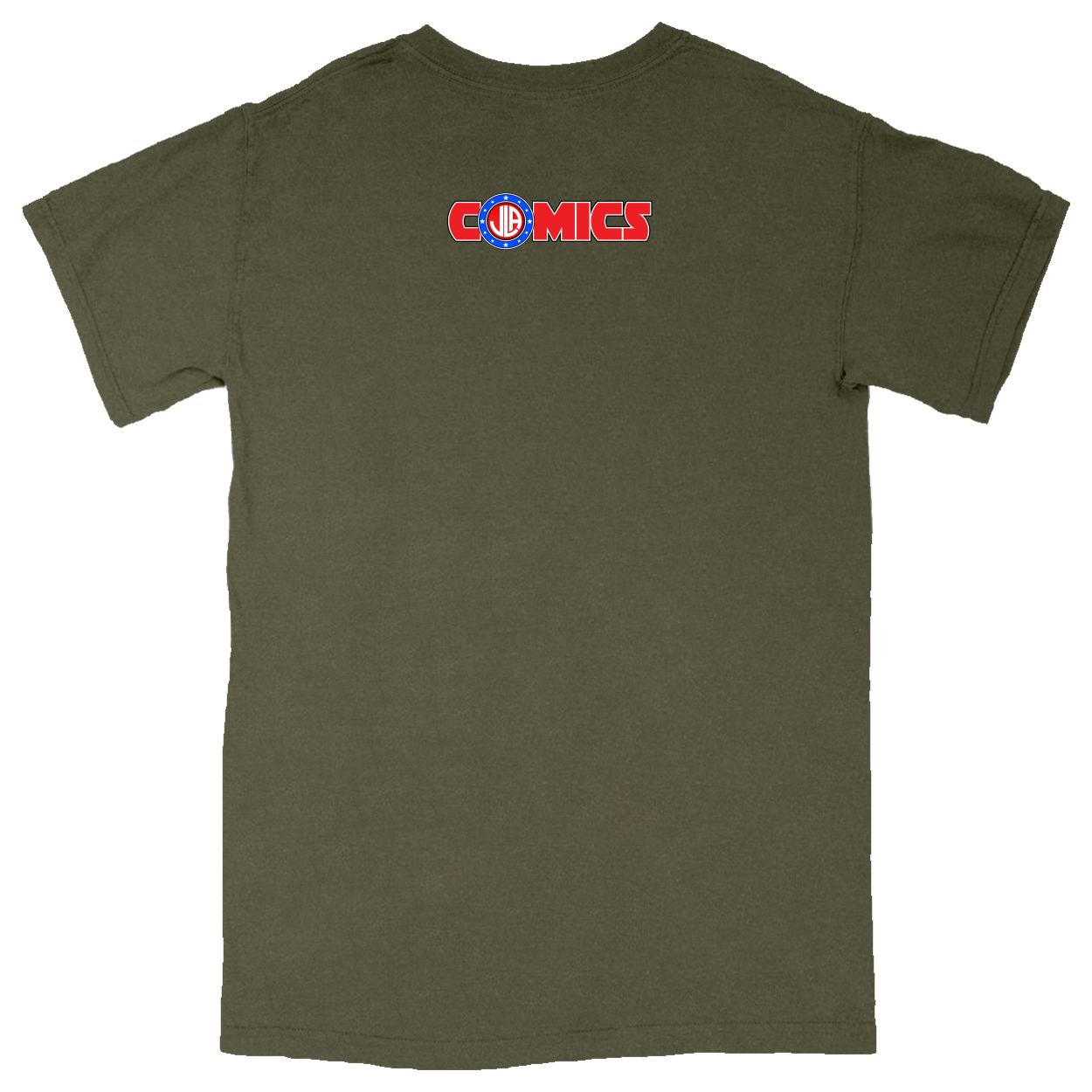 Comfort Colors Soft Heavyweight Tee - Military Green - back***Military Green|||Comfort Colors Soft Heavyweight Tee