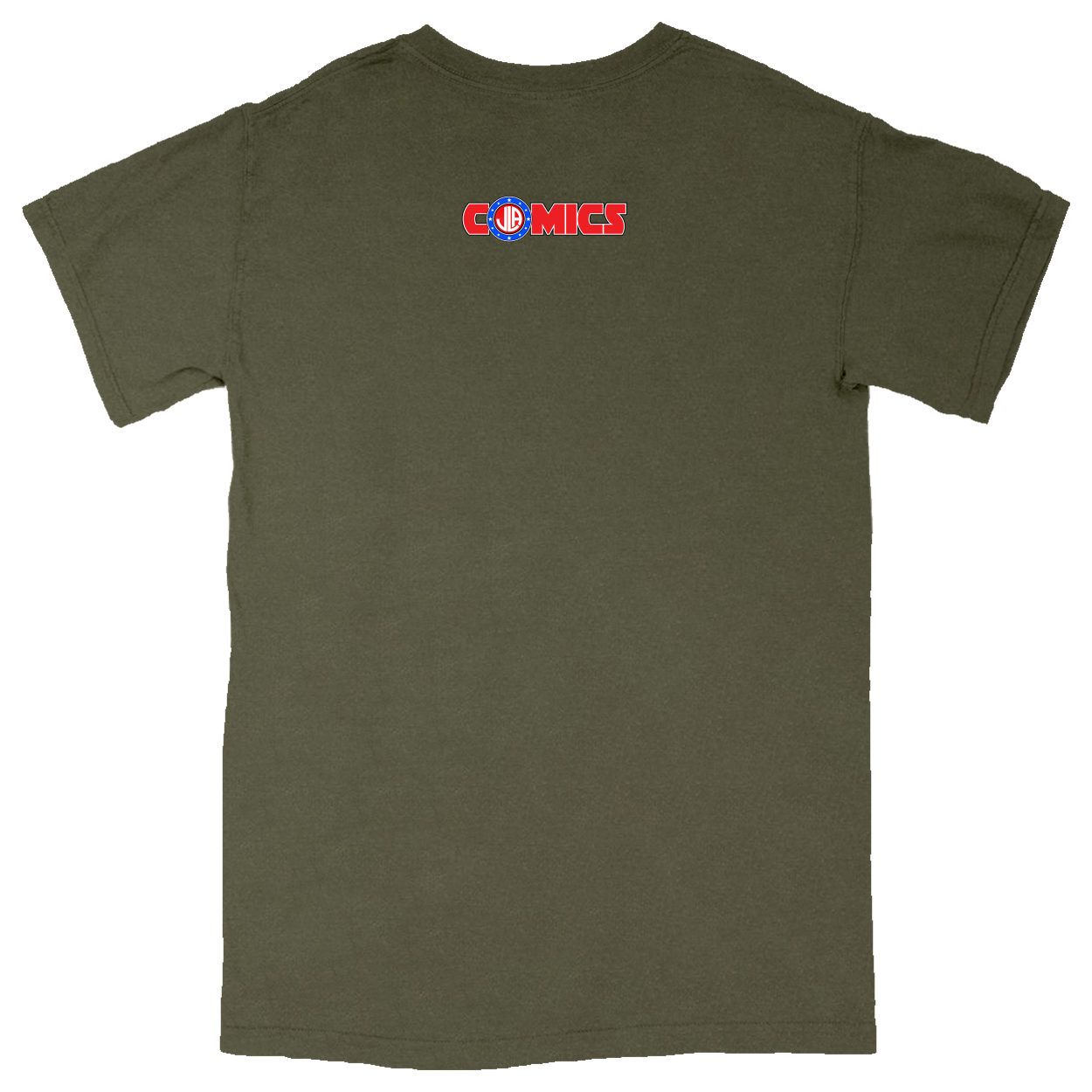 Comfort Colors Soft Heavyweight Tee - Military Green - back***Military Green|||Comfort Colors Soft Heavyweight Tee