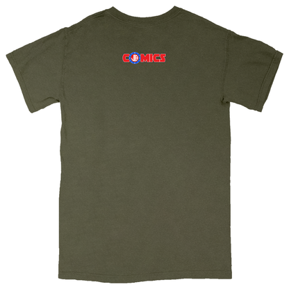 Comfort Colors Soft Heavyweight Tee - Military Green - back