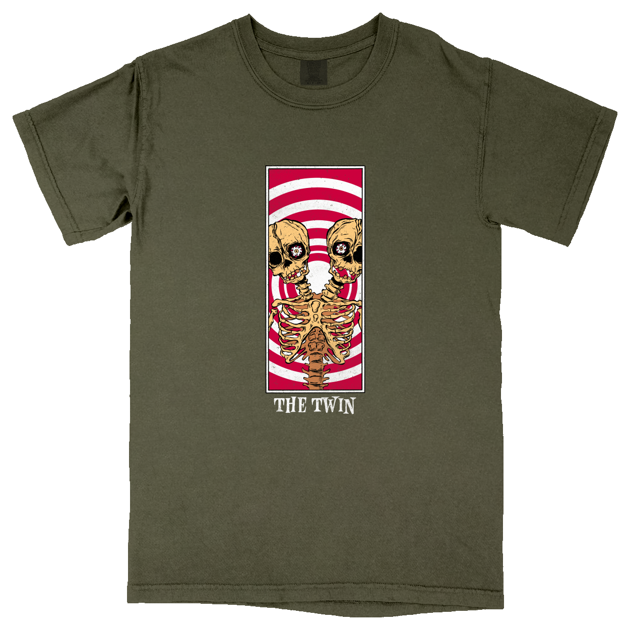 Comfort Colors Soft Heavyweight Tee - Military Green - front