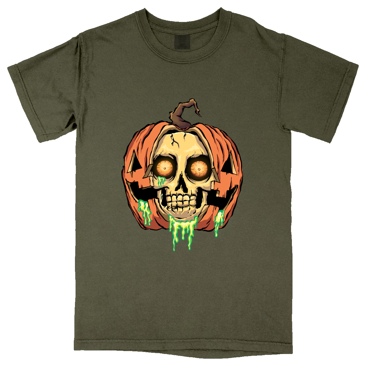 Comfort Colors Soft Heavyweight Tee - Military Green - front