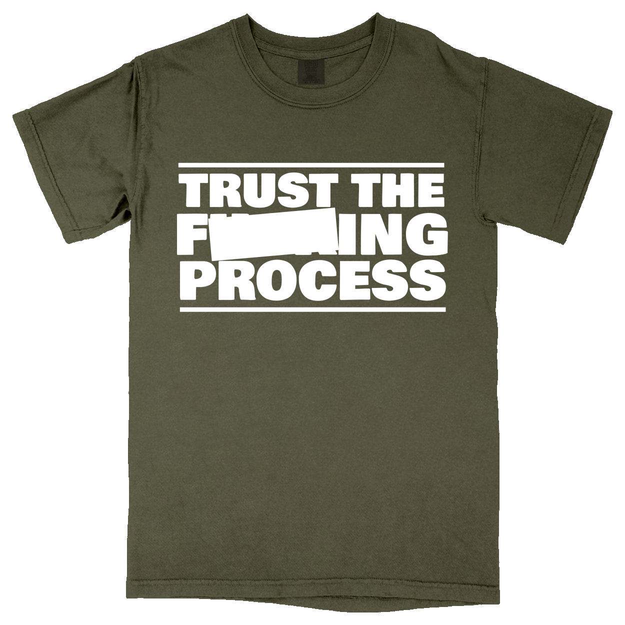 Comfort Colors Soft Heavyweight Tee - Military Green - front